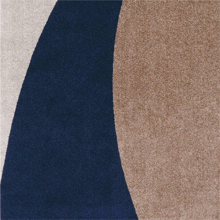 Prevell ジーナ ラグ　ネイビー