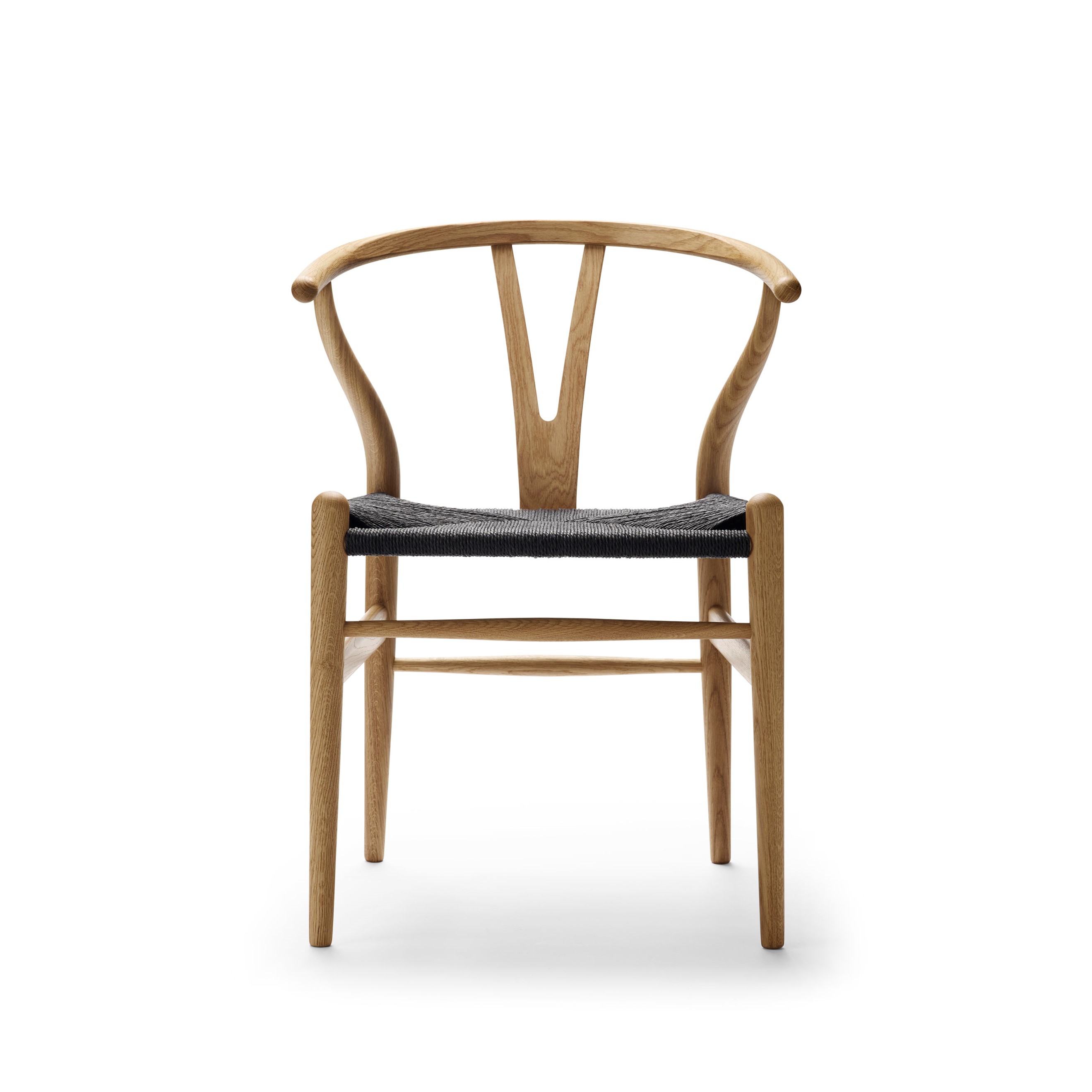 CH24  Wishbone Chair｜ Black paper cord　Oak