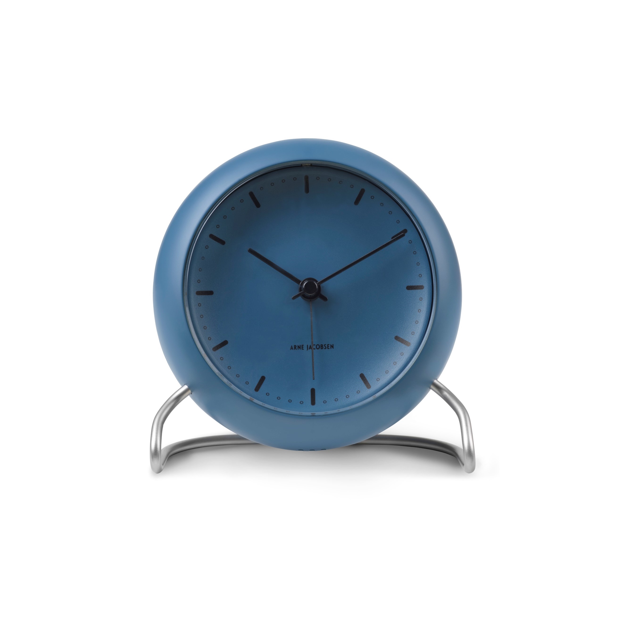 ARNE JACOBSEN TABLE CLOCK CITY HALL STONE BLUE