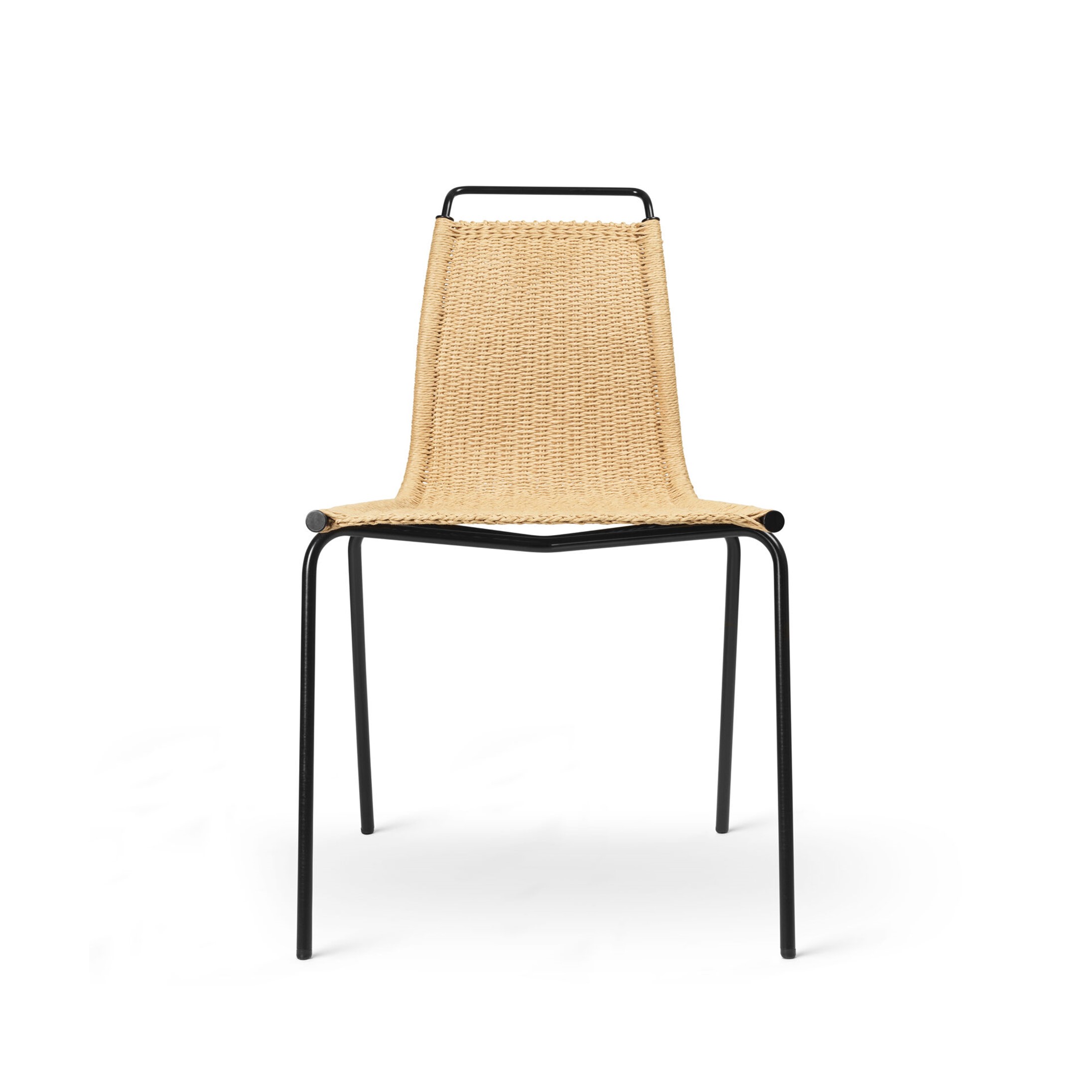 PK1 Chair black frame | Natural paper cord