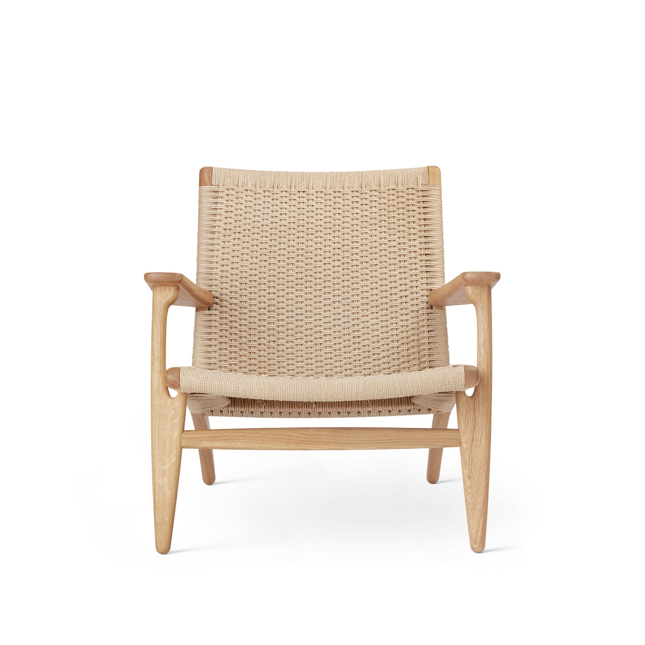 CH25 Lounge Chair｜ Natural paper cord　Oak