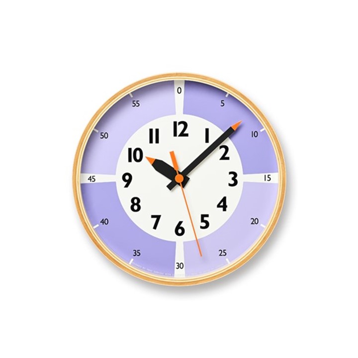 fun pun clock with color!　ふんぷんくろっく　ウィズ　カラー