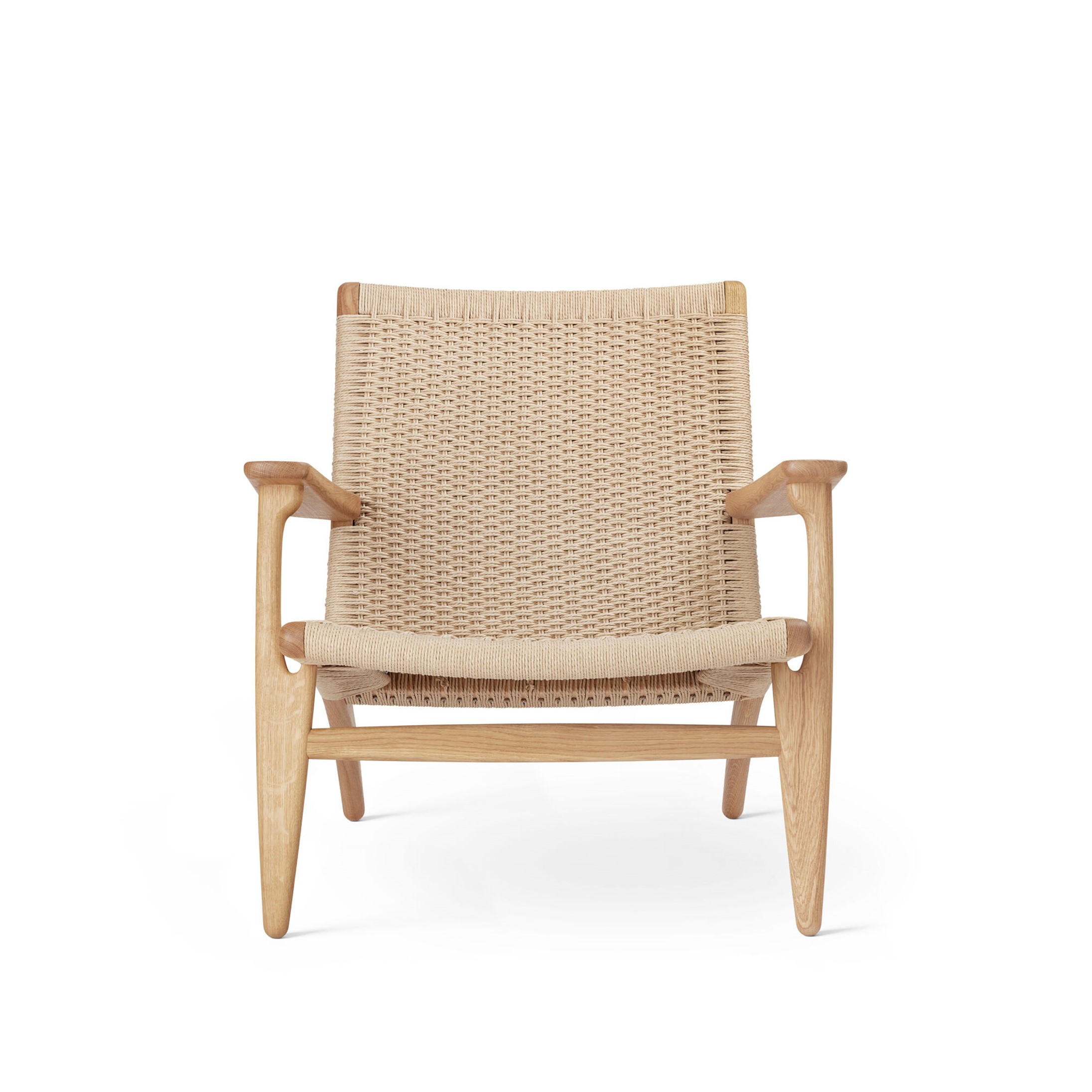 ★CH25 Lounge Chair｜ Natural paper cord　Oak