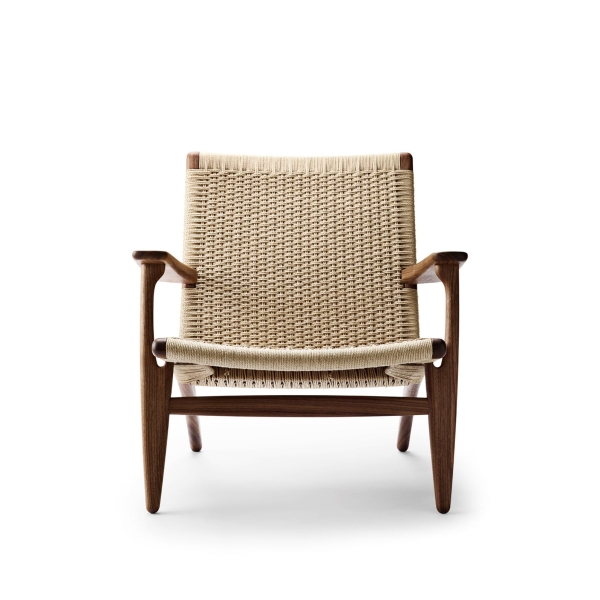 CH25 Lounge Chair｜ Natural paper cord　Walnut