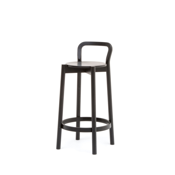 CASTOR BARSTOOL WITH BACKREST LOW キャストールバースツール ウィズバックレストロー