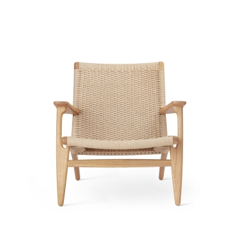 CH25 Lounge Chair｜ Natural paper cord　Oak