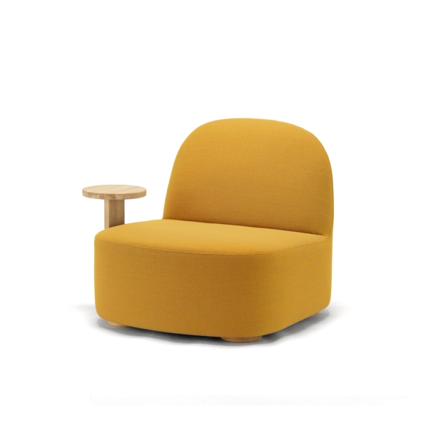 POLAR LOUNGE CHAIR L WITH SIDE TABLE RIGHT ポーラーラウンジチェア L ウィズサイドテーブル ライト