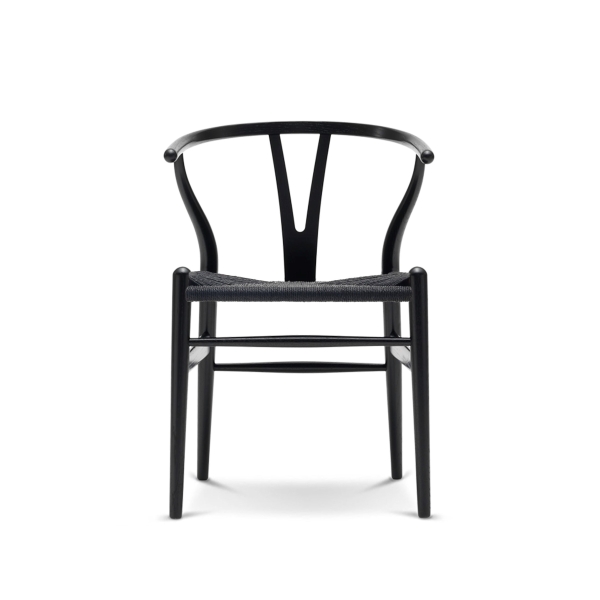 CH24  Wishbone Chair｜ Black paper cord　Ash